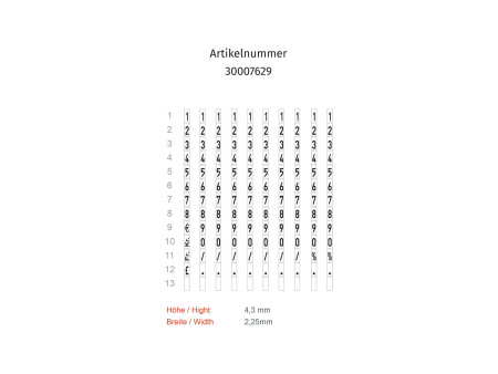METO Étiqueteuse de prix Classic S 1026, 1 ligne