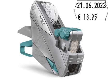 METO Étiqueteuse de prix Classic M 2026, 2 lignes