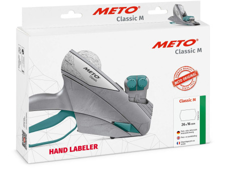 METO Étiqueteuse de prix Classic M 2026, 2 lignes
