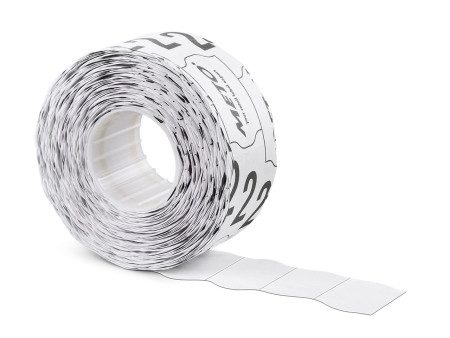 METO Étiquette pour étiqueteuse, 22 x 16 mm, blanc