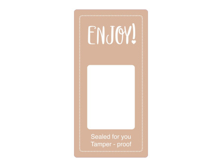 METO Etiquette autocollante 'Enjoy - Sealed for you'