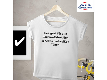 AVERY Zweckform My Design Film transfert pour T-Shirt, A4