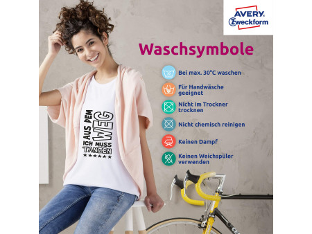 AVERY Zweckform My Design Film transfert pour T-Shirt, A4