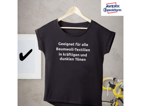AVERY Zweckform My Design Film transfert pour T-Shirt, A4