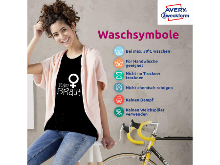 AVERY Zweckform My Design Film transfert pour T-Shirt, A4