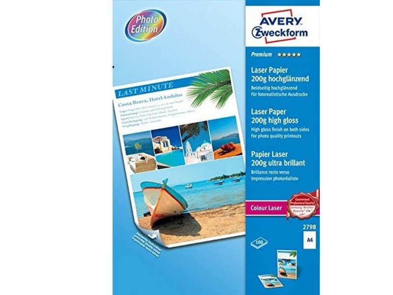 AVERY Zweckform Papier photo Premium Colour Laser, 200 g/m2