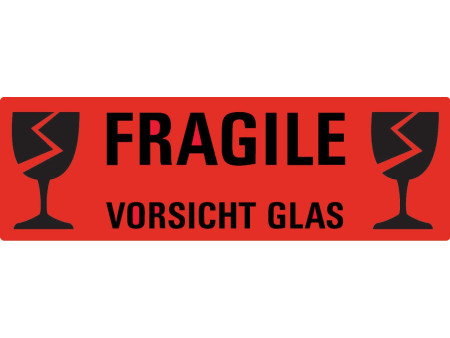 AVERY Zweckform étiquette de signalisation 'Vorsicht Glas',