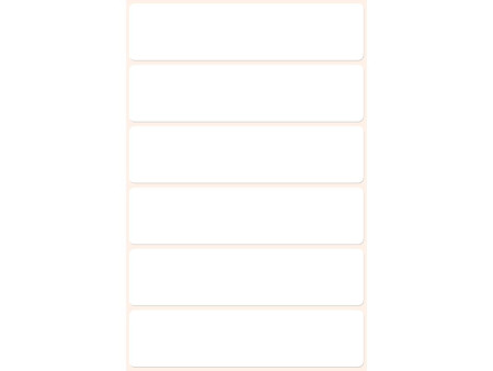 AVERY Zweckform Etiquette multi-usage, 76 x 19 mm, blanc