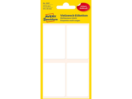 AVERY Zweckform Etiquette multi-usage, 54 x 35 mm, blanc