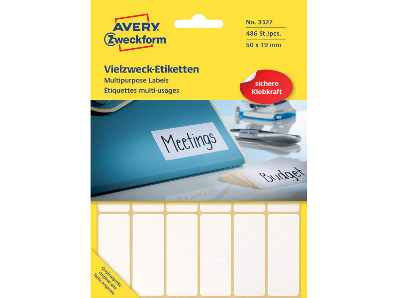 AVERY Zweckform Etiquette multi-usage, 50 x 19 mm, blanc