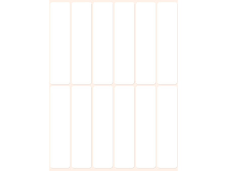 AVERY Zweckform Etiquette multi-usage, 76 x 19 mm, blanc