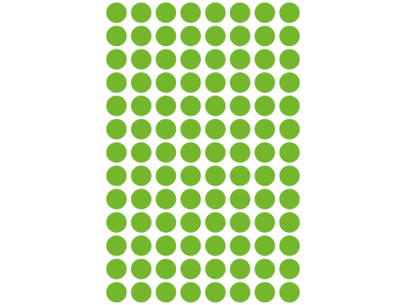 AVERY Zweckform Pastille de couleur, enlevable, 8 mm, vert
