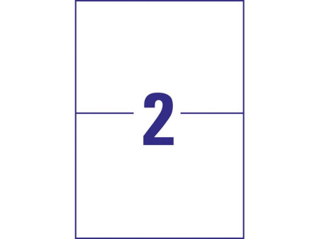 AVERY Zweckform Etiquette universelle, 210 x 148 mm, blanc