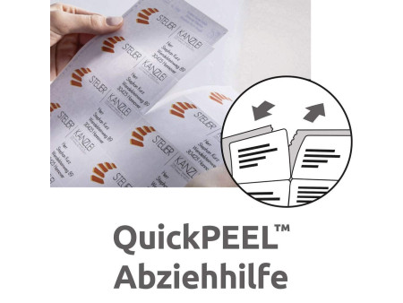 AVERY Zweckform Etiquette universelle, 48,5 x 25,4 mm, blanc