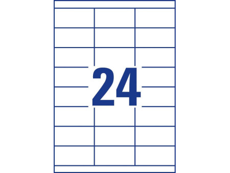 AVERY Zweckform Etiquette universelle, 70 x 33,8 mm, blanc