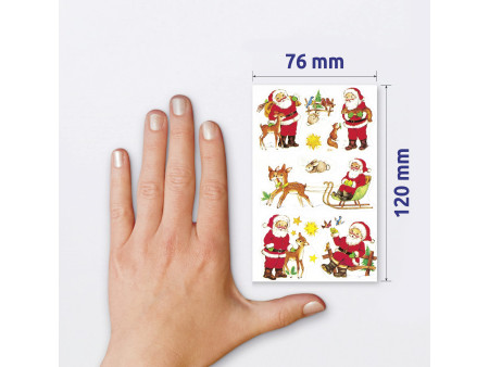 AVERY Zweckform ZDesign Stickers de Noël 'père Noël'