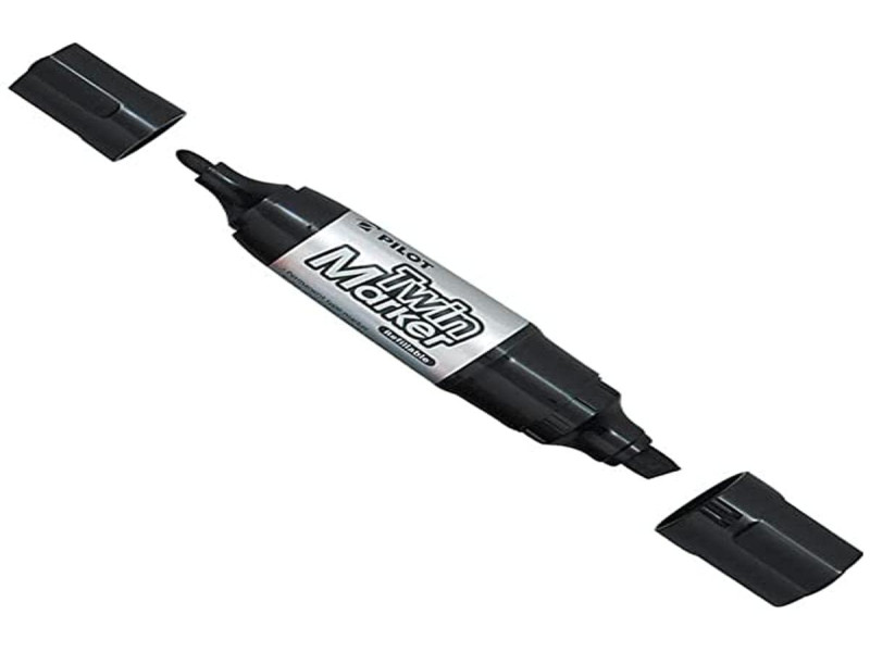 PILOT Marqueur permanent Twin Marker Jumbo, noir