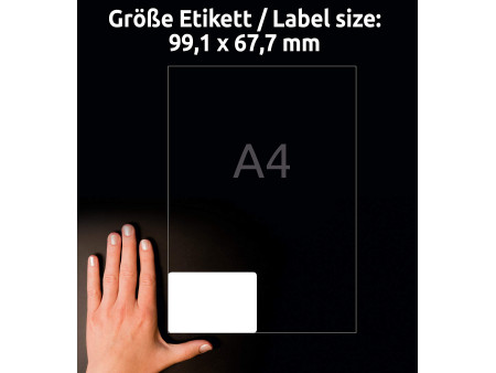 AVERY Zweckform Etiquette, 99,1 x 67,7 mm