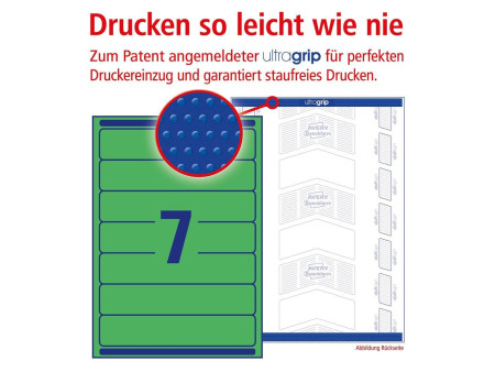 AVERY Zweckform Etiquette pour dos de classeur, vert