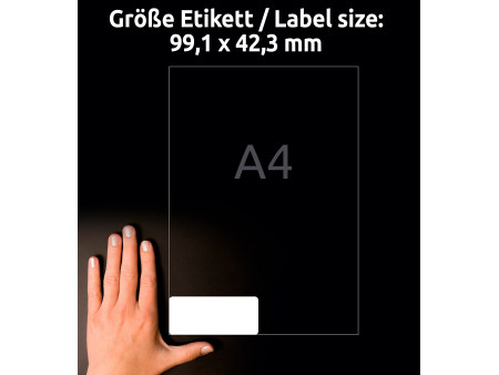 AVERY Zweckform Etiquette, 99,1 x 42,3 mm