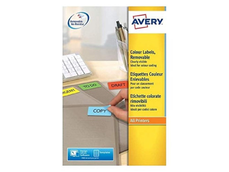 AVERY Zweckform Etiquette universelle, 63,5 x 33,9 mm, vert