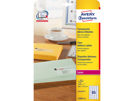 AVERY Zweckform Etiquette d'adresse, 38,1 x 21,2 mm