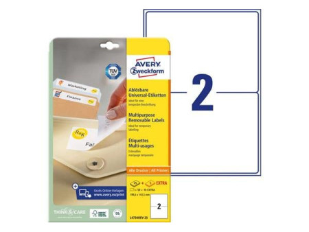 AVERY Zweckform Etiquette universelle, 199,6 x 143,5 mm