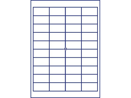 AVERY Zweckform Etiquette universelle, 48,5 x 25,4 mm, blanc