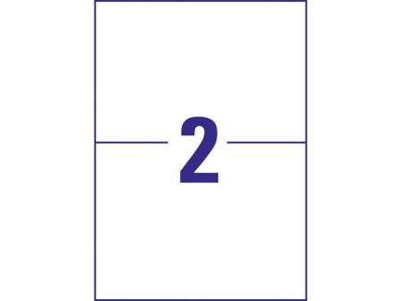AVERY Zweckform Etiquette universelle, 210 x 148 mm, blanc