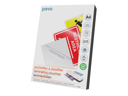 pavo Pochette de plastification 'Fast', A4, 150 microns