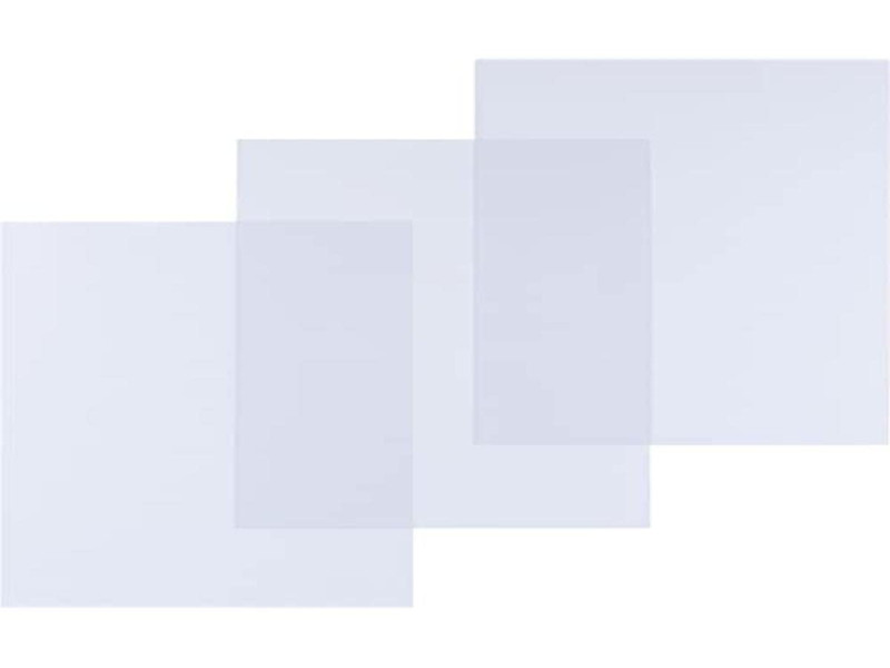 pavo Plats de couverture, A4, PVC, 0,20 mm, transparent
