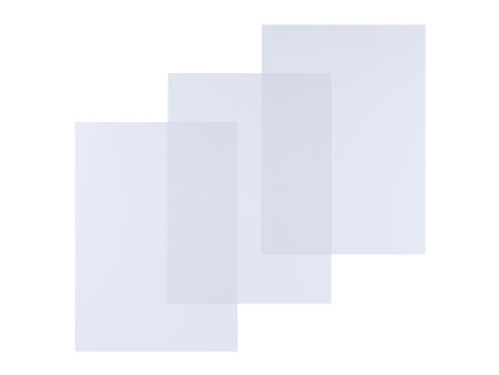 pavo Plats de couverture, A3, PVC, 0,30 mm, transparent