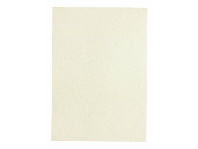 pavo Plats de couverture, grain cuir, A4, blanc