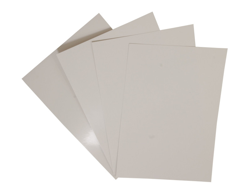 pavo Plats de couverture Chromolux, brillant, A4, blanc