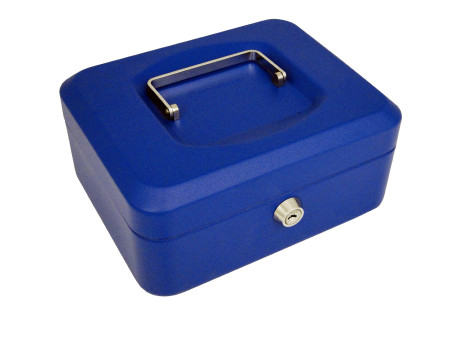 pavo Caisse à monnaie, (L)150 x (P)115 x (H)80 mm, bleu