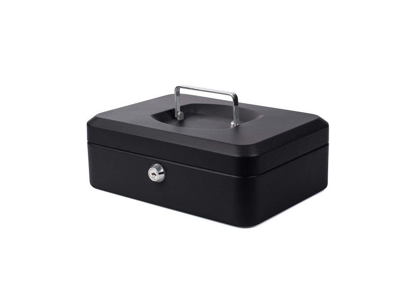 pavo Caisse à monnaie, (L)250 x (P)180 x (H)90 mm, noir