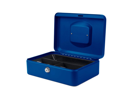 pavo Caisse à monnaie, (L)250 x (P)180 x (H)90 mm, bleu