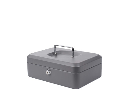 pavo Caisse à monnaie, (L)250 x (P)180 x (H)90 mm, gris