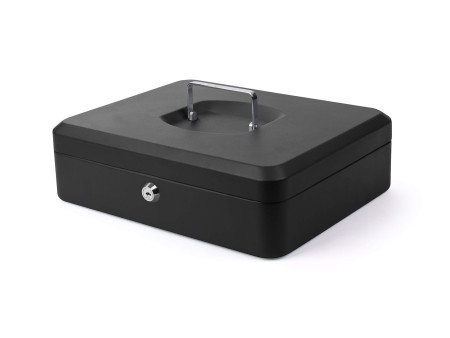 pavo Caisse à monnaie, (L)300 x (P)240 x (H)90 mm, noir