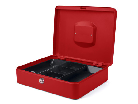 pavo Caisse à monnaie, (L)300 x (P)240 x (H)90 mm, rouge