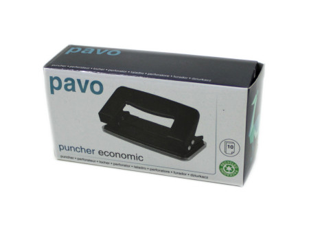 pavo Perforateur, capacité de perforation: 10 feuilles, noir