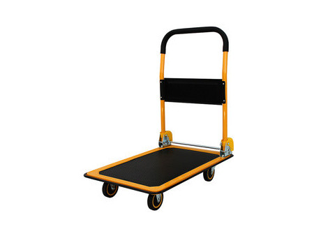 pavo Chariot à plate-forme, capacité: 150 kg, noir/orange