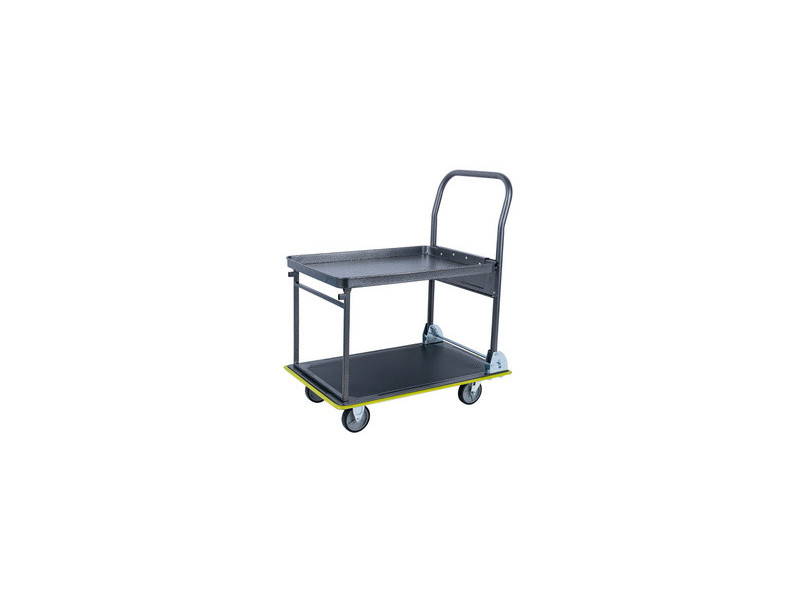 pavo Chariot à étages, capacité: 150 kg, gris foncé