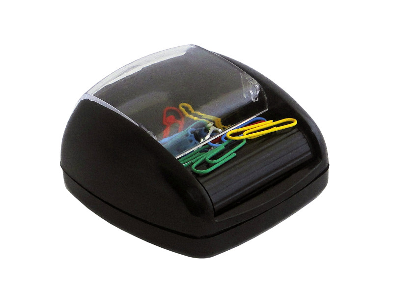 pavo Distributeur de trombones sur roulette magnétique, noir