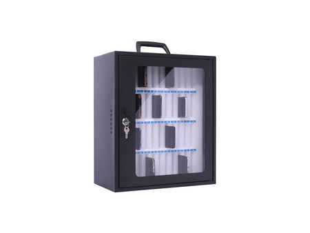pavo Armoire pour smartphones, pour 48 smartphones, gris