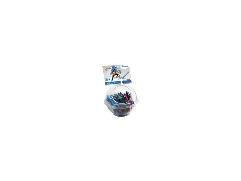 PILOT Stylo roller FRIXION BALL CLICKER 07,présentoir de 108