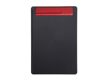 MAUL Porte-bloc 'OG', pince rouge / plaque noir
