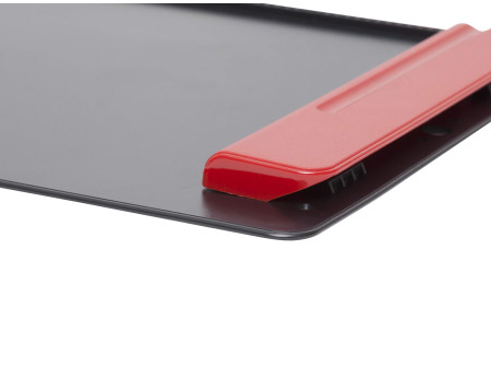 MAUL Porte-bloc 'OG', pince rouge / plaque noir