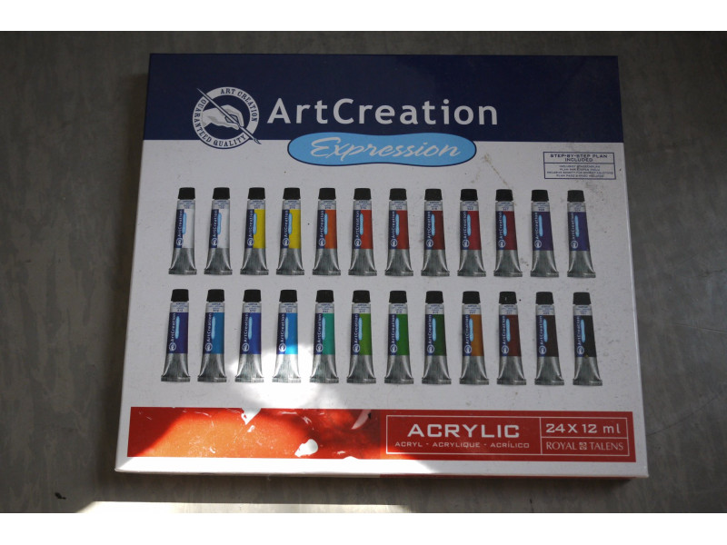 ROYAL TALENS Acrylique ArtCreation, 12 ml, set de 24