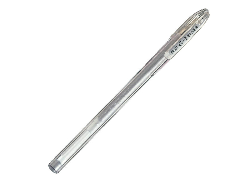 PILOT Stylo à encre gel G1 Métal, argent